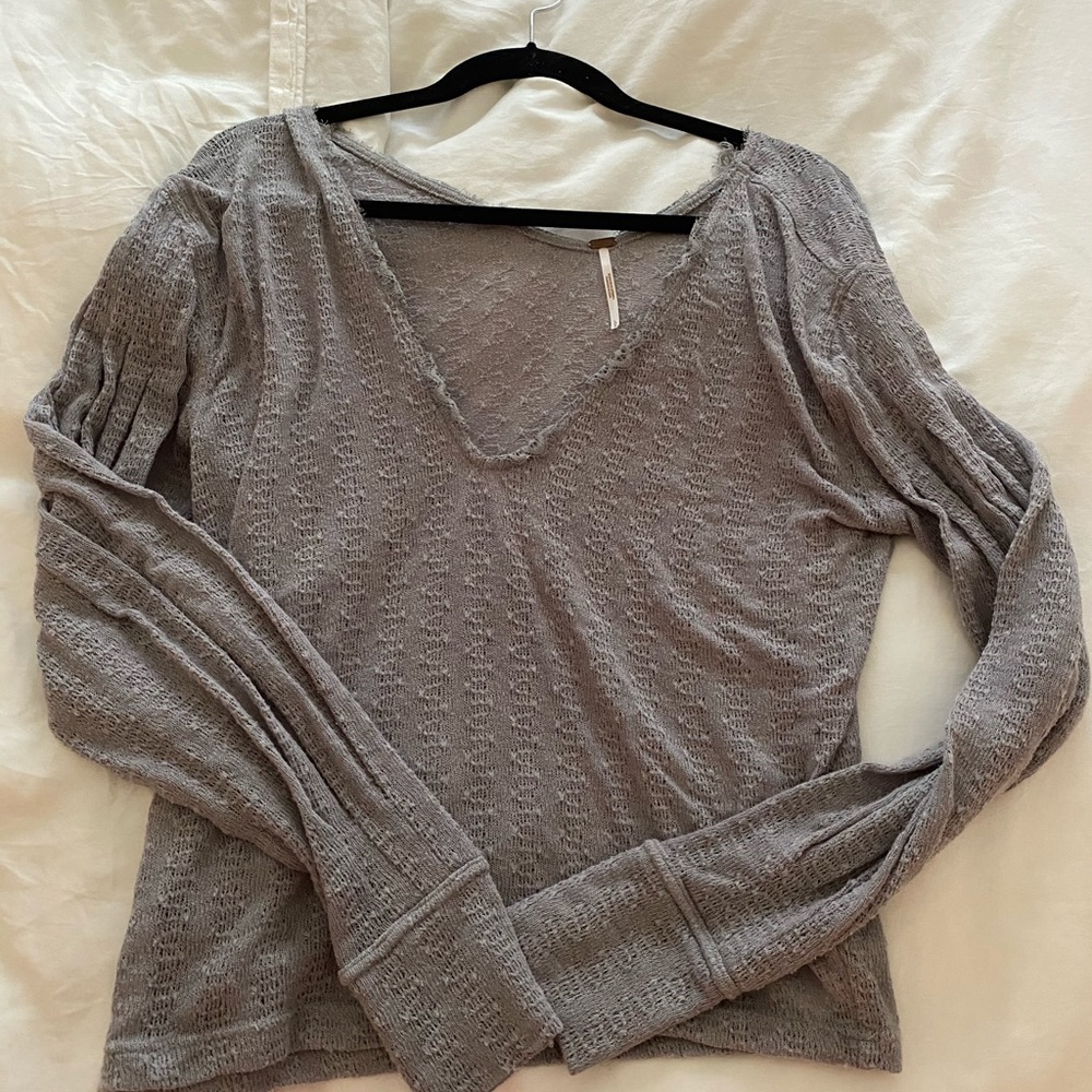 Free people long sleeve blouse